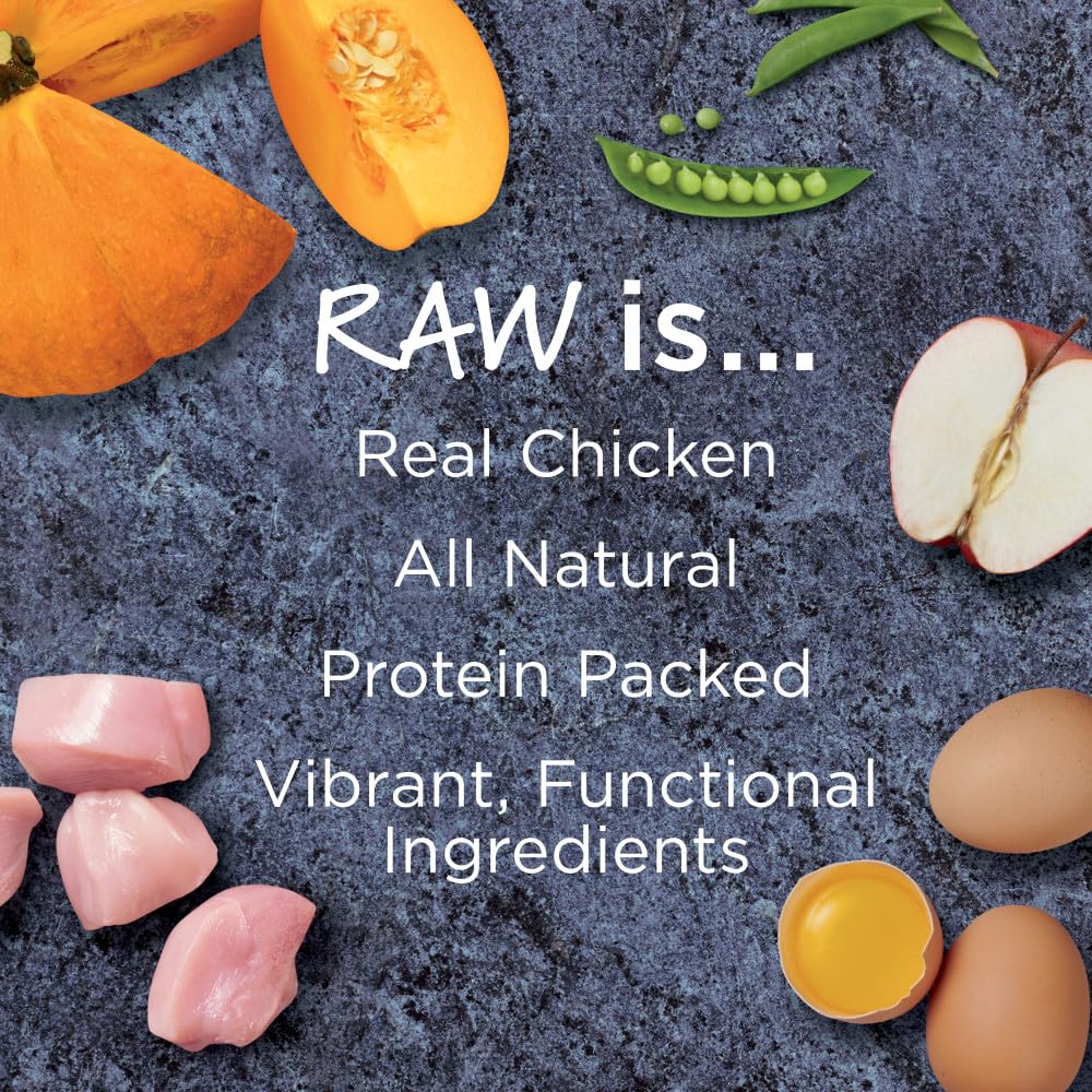 Instinct Raw Boost Gut Health, Natural Dry Dog Food with Freeze Dried Pieces, Grain Free Recipe - Real Chicken, 18 lb. Bag