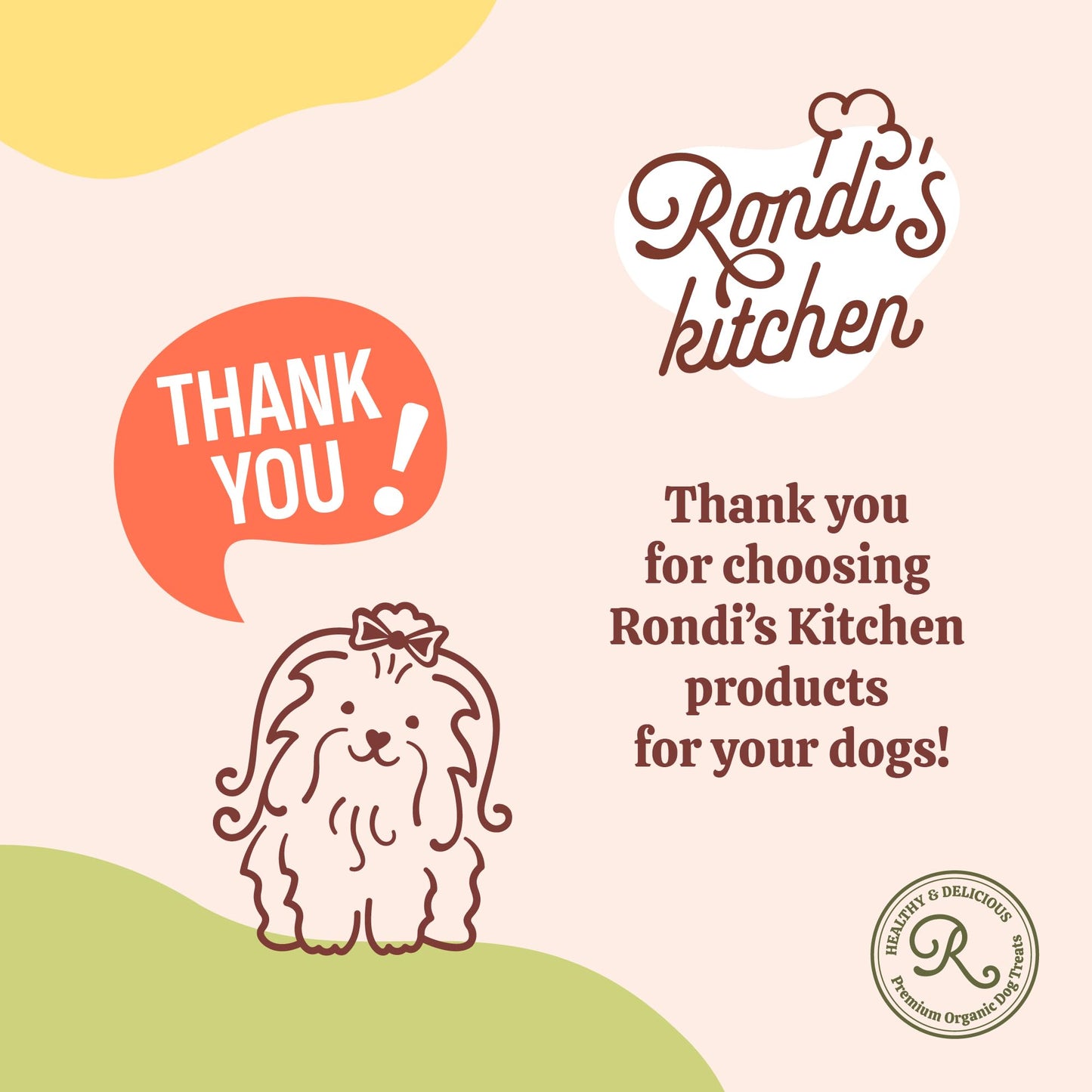 Rondi's Kitchen Pancake Mix for Dogs - Premium All-Natural & Organic Dog Treats, Healthy Dog Snacks for All Ages & Sizes, Made with Human-Grade Ingredients - Chicken & Pumpkin