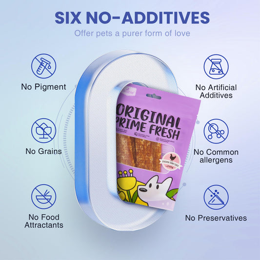 LISPOO Likable Human Grade Pet Snacks and Natural Ingredients-Premium Pet Treats Delicious and Healthy Chicken Jerky Snacks-Best Chews for Training Small & Large Dogs - Bulk Dog Treats