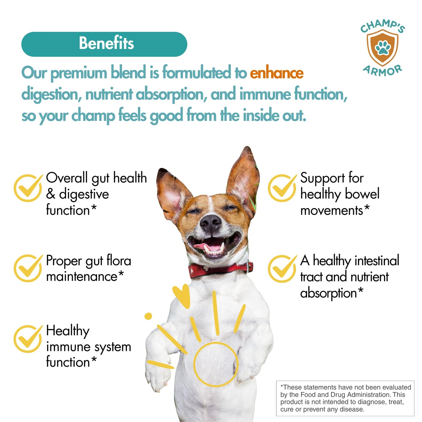 Chew No Poo - Coprophagia Treatment for Dogs - Prevent Dog Poop Eating - Natural Stool Eating Deterrent + Breath Aid - Probiotics & Digestive Enzymes - Boosts Gut Health - Made in USA - 120 Soft Chews