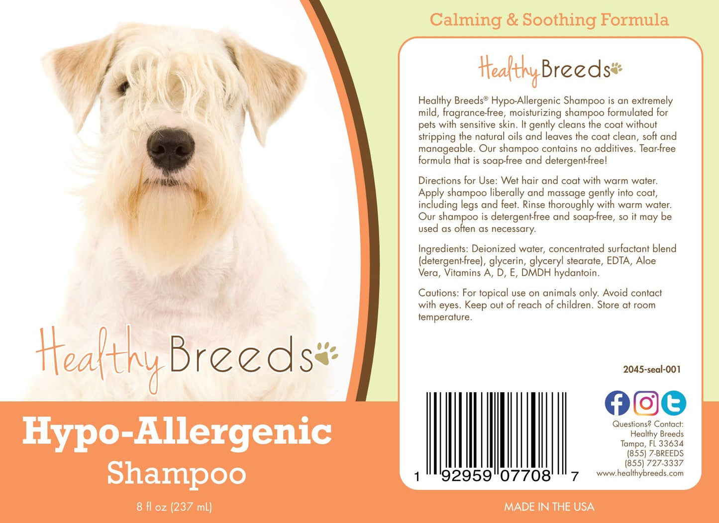 Healthy Breeds Sealyham Terrier Hypo-Allergenic Shampoo 8 oz