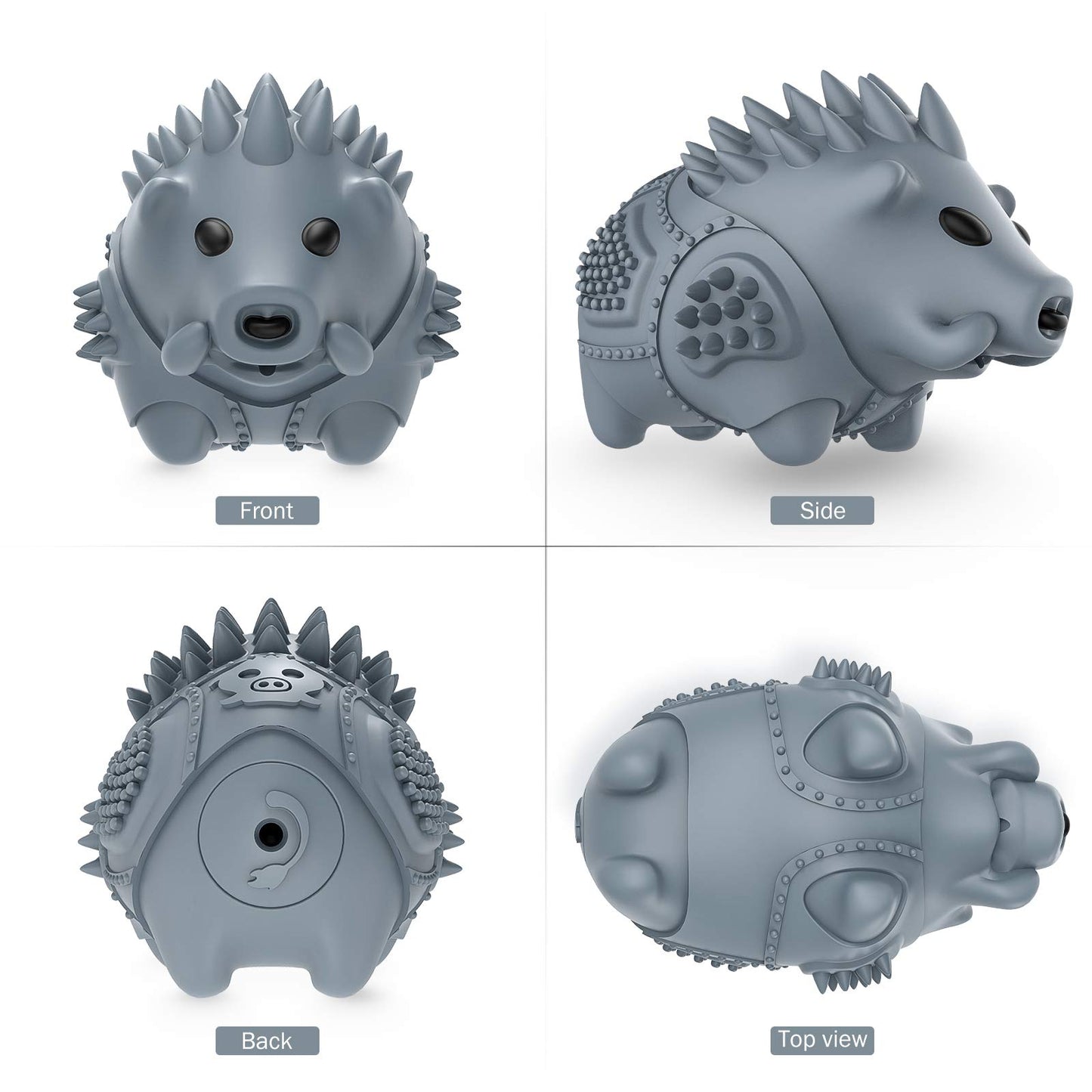 Homipooty Dog Chew Toys for Aggressive Chewers,Larg Dog Bones Toys,Dog Toys for Indestructible Squeaky Chewers,Clean Teeth Non Toxic Environmentally Friendly,100% Natural Rubber&Milk Flavor