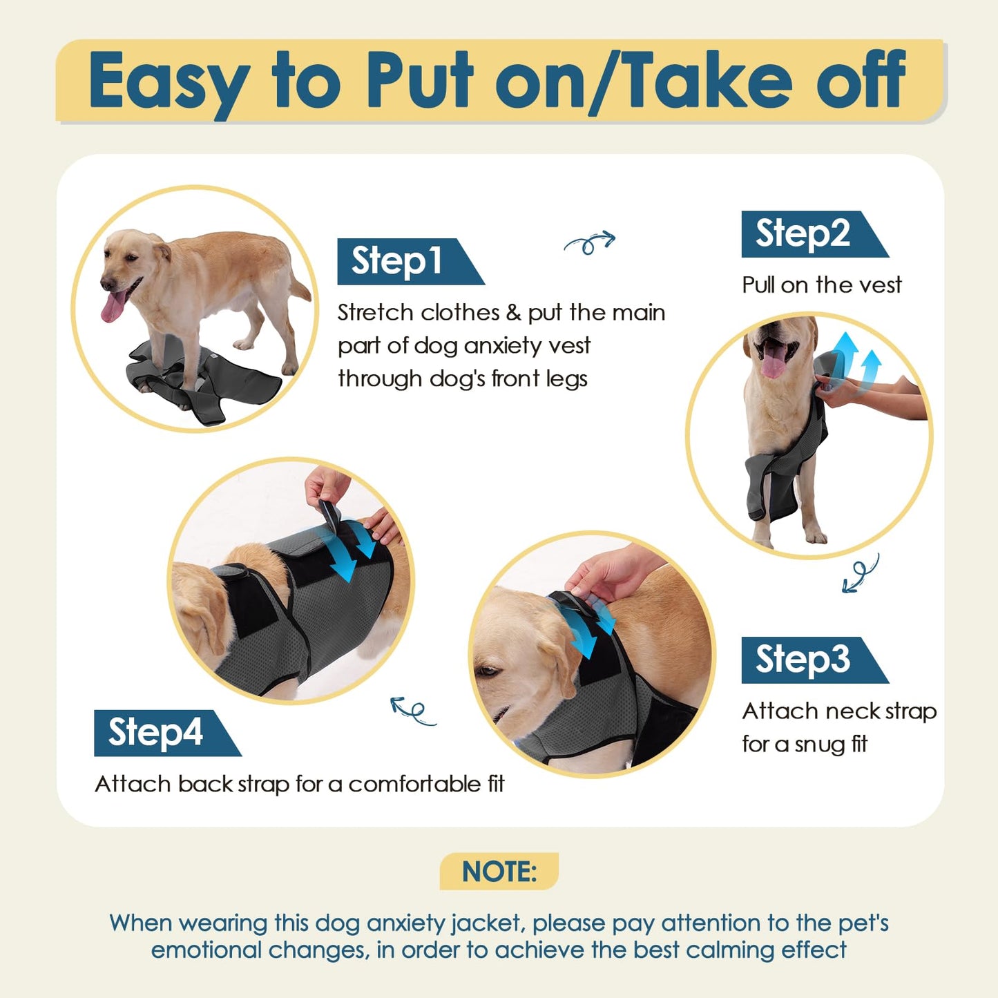 ROZKITCH Dog Anxiety Shirt Calming Jacket, Mesh Dog Anxiety Vest for Thunderstorm Fireworks Travel Vet Visit Separation Anxiety Relief Outdoor Indoor Elastic Breathable Calming Shirt Wrap Grey M