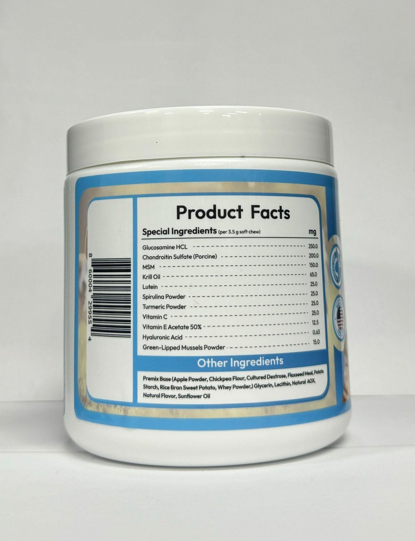 Dogs Suplements Hip & Joint - Krill Oil and Glucosamine Soft Chews, Joint Supplement for Dogs with Krill Oil,Glucosamine, Chondroitin, MSM, Turmeric, Anti Inflammatory, Mobility (Beef 90ct)