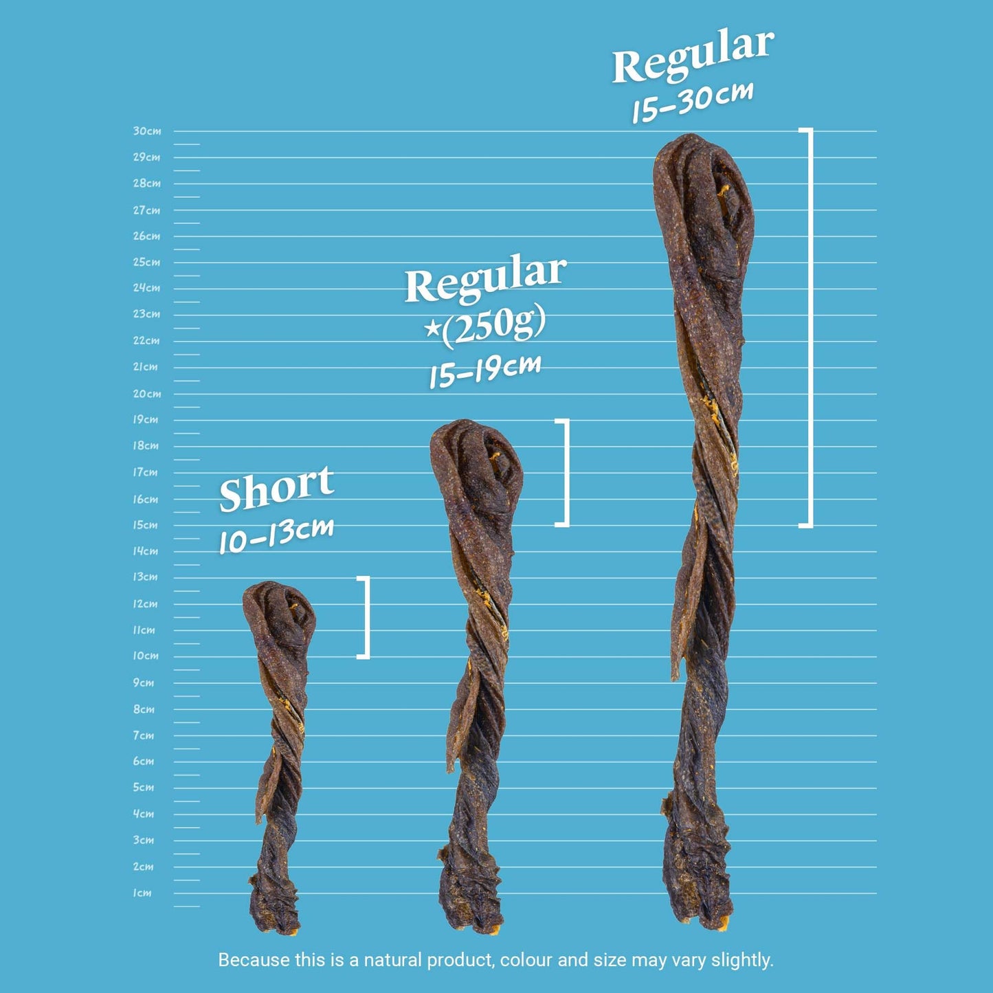 SKIPPER'S Wolf Fish Skin Twists Dog Chews - 100% Fish Skin Grain Free Treats for Dogs, High in Protein & Low in Fat, Essential Omega 3 Oils | Great for Teeth (Regular, 9 Oz)