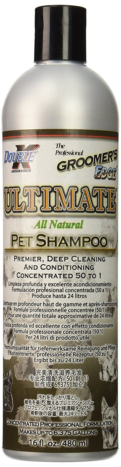 Paris Hilton Dog Shampoo - Crisp Refreshing Cucumber Melon Scent, Sulfate-Free Vegan & Hypoallergenic for All Dog Breeds, with Oatmeal & Aloe for Healthy Coats & Salon-Quality Grooming, 16oz (480ml)