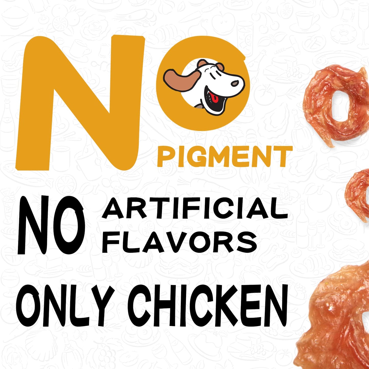 PAWUP Sweet Potato Dog Treat Soft, Chicken Jerky Dog Treats w/Taurine Dog Training Treats for Small Medium Large Dog