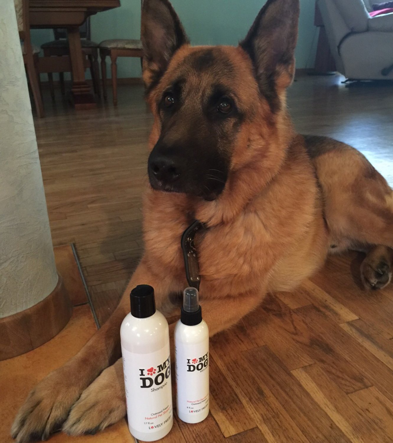 Dog Deodorizer Spray, All Natural Grooming Product with Oatmeal and Neem, Keep Your Dog Fresh and Itch Free Between Baths, Relieves Skin Irritation for Sensitive, Dry and Itchy Skin