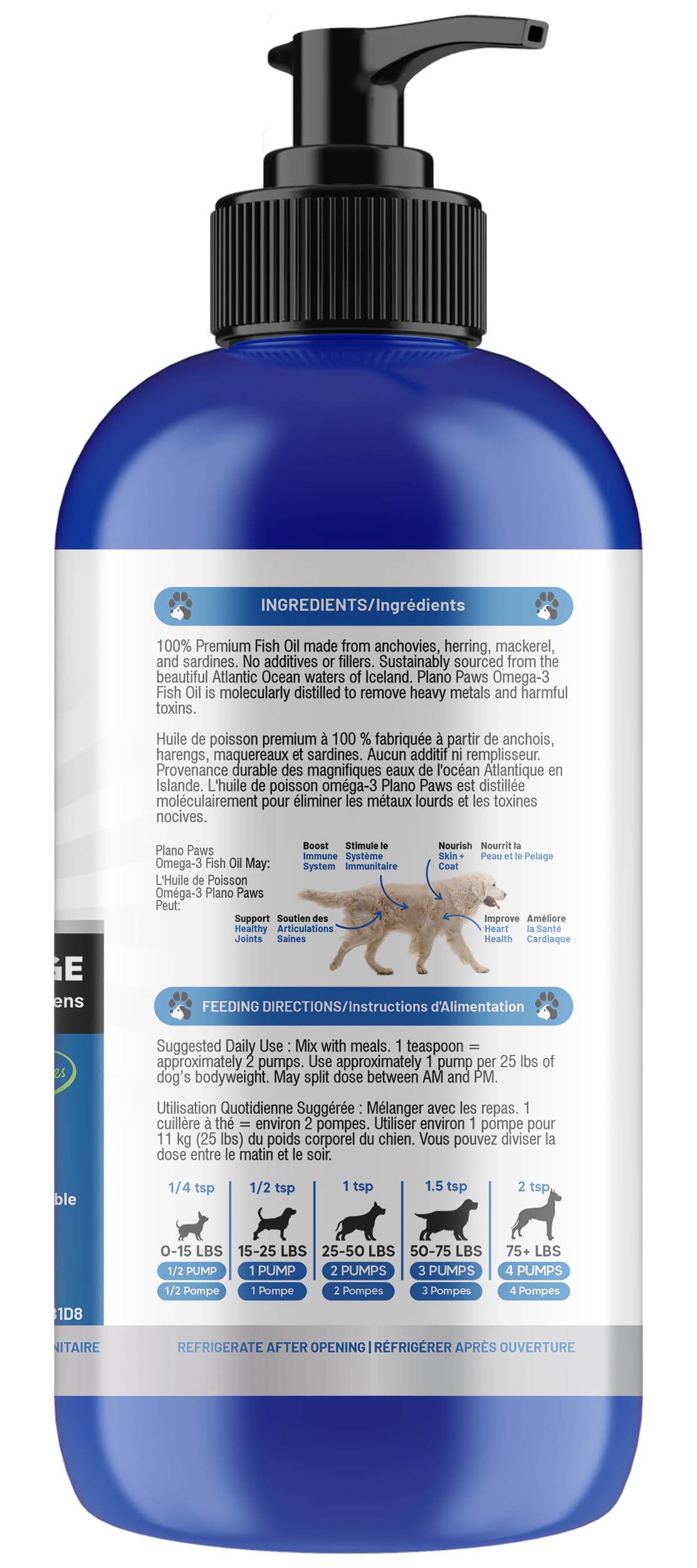 Omega 3 Fish Oil for Dogs - Better Than Salmon Oil - Dog Fish Oil Supplement to Reduce Shedding & Itching - Supports Joints, Brain, and Heart Health - Skin and Coat Supplement - Liquid Fish Oil