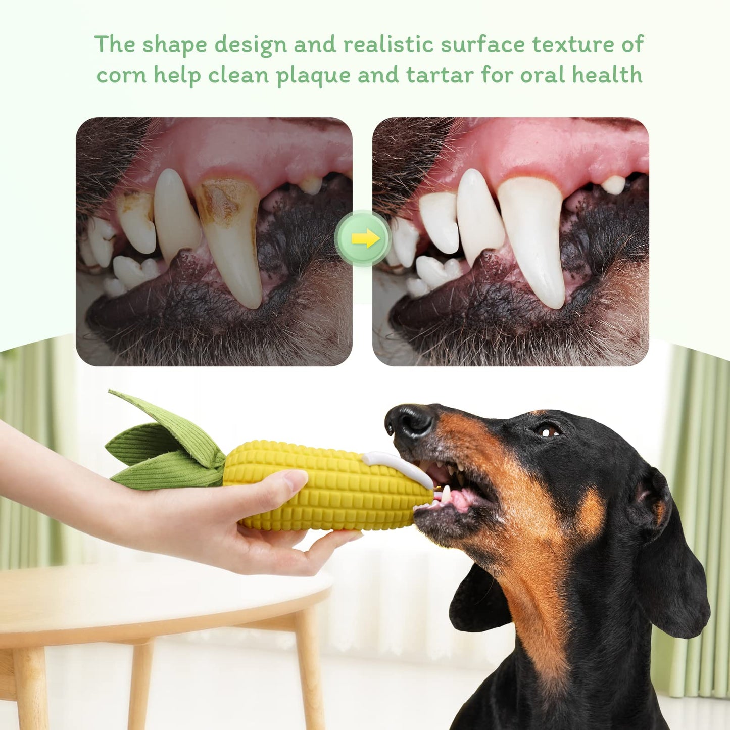 Squeaky Dog Toys for Aggressive Chewers, Indestructible Tough Dog Chew Toys for Small Medium Large Dogs, Interactive Dog Toys with Milk Flavor