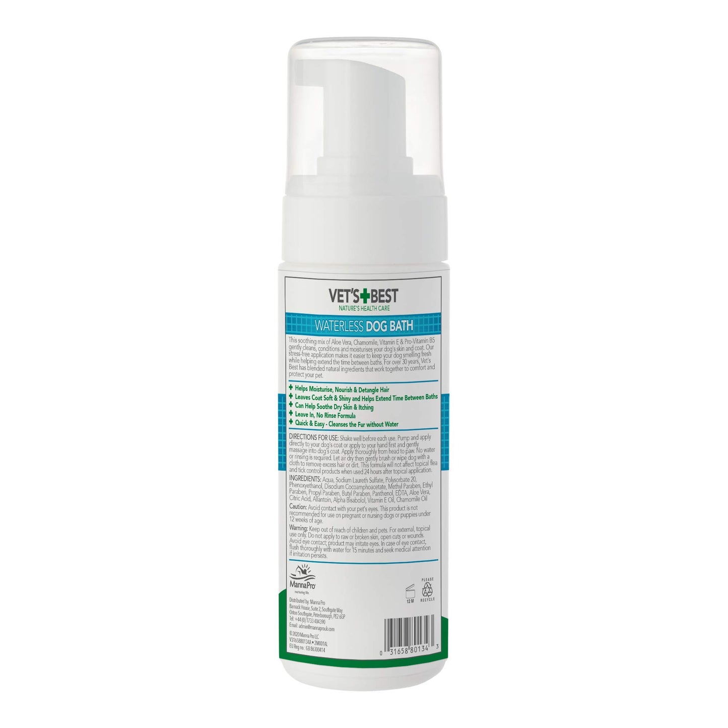 Nature's Specialties Aloe Premium Ultra Concentrated Dog Shampoo Conditioner for Pets, Makes up to 2 Gallons, Natural Choice for Professional Groomers, Herbal Aloe Infused Formula, Made in USA, 16 oz
