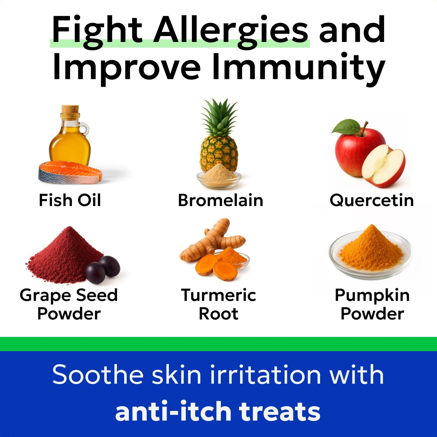 BARK&SPARK Dog Allergy Relief Chews - Anti-Itch Skin & Coat Supplement - Omega 3 Fish Oil - Itchy Skin Relief Treatment Pills - Itching&Paw Licking - Dry Skin&Hot Spots - (60 Immune Treats - Chicken)