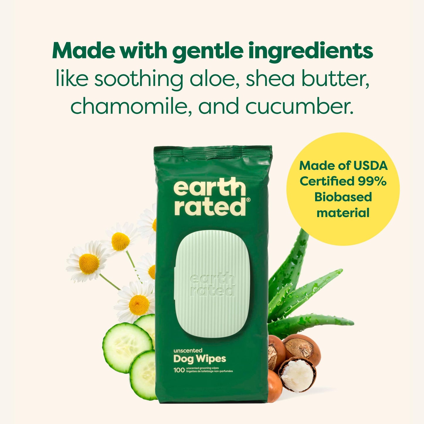 Earth Rated Curly Coat Essentials - Dog Shampoo, Grooming Wipes, Refresh Mist & Eye Wipes