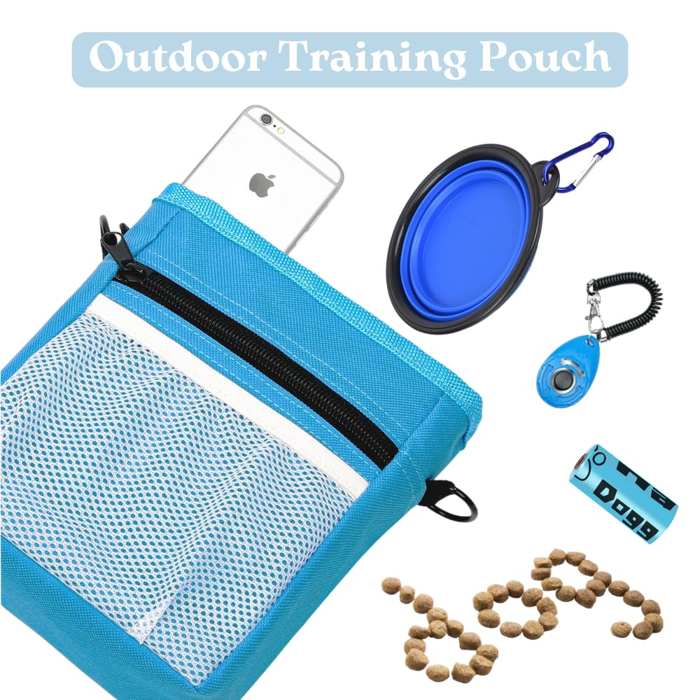 PupLuxe Puppy Starter Kit Blue 22 Piece Kit Great for Dog Training New Dog Bundle