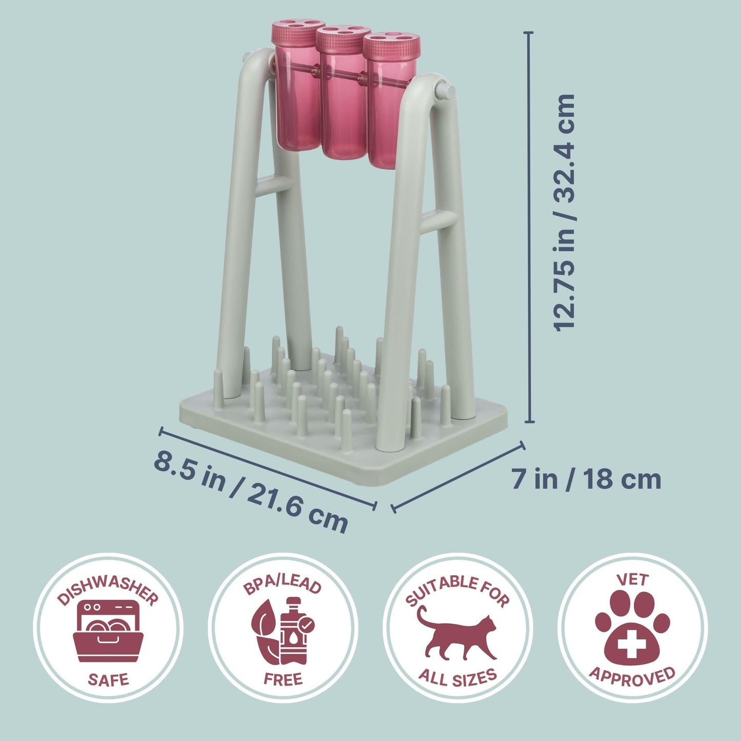 TRIXIE Cat Activity Turn Around Strategy Game, Slow Feeder, Interactive, Treat Toy, All Breed Sizes 9 x 7 x 13 in.