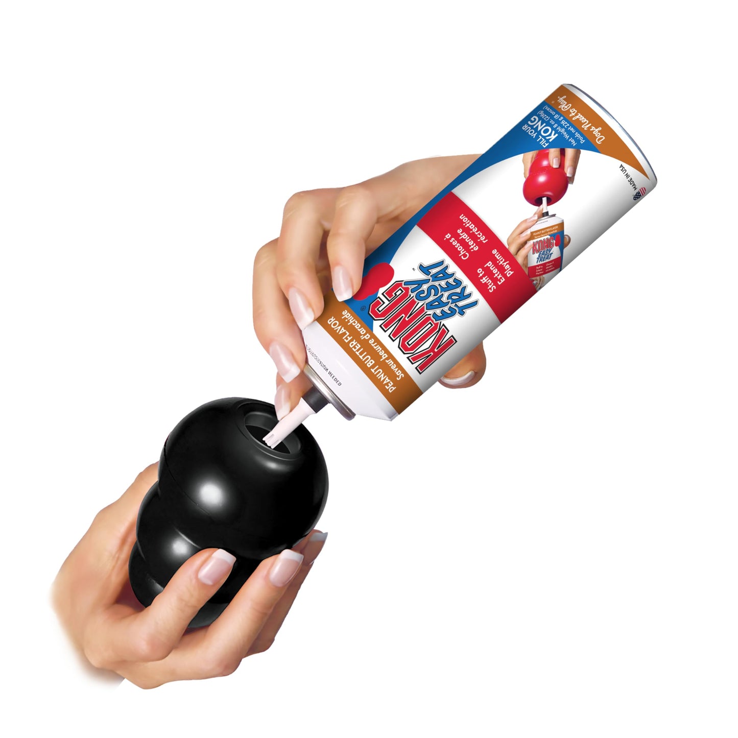 KONG Extreme Dog Toy - Fetch & Chew Toy - Treat-Filling Capabilities & Erratic Bounce for Extended Play Time Most Durable Natural Rubber Material - for Power Chewers - for Small Dogs