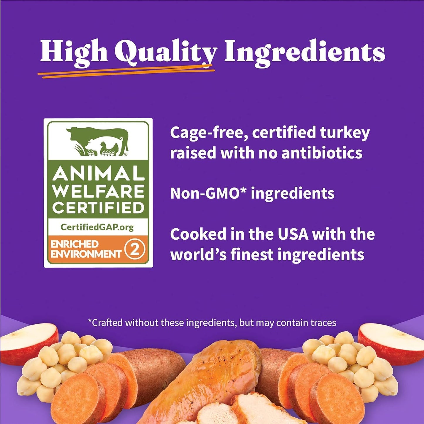 Halo Holistic Dog Food Cage Free Turkey & Sweet Potato Formula, Grain Free Dry Dog Food, for Healthy Weight Support, Kibble for Adult Dogs, 3.5 lb Bag