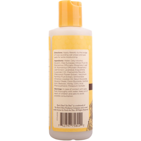Burt's Bees for Pets Dog Lotion for Paw and Nose with Rosemary and Olive Oil - Soothing Dog Paw Balm Moisturizer for Cracked Pads & Dry Skin, Snout Soother for Dogs, Nose Butter for Dogs, 4 Fl Oz