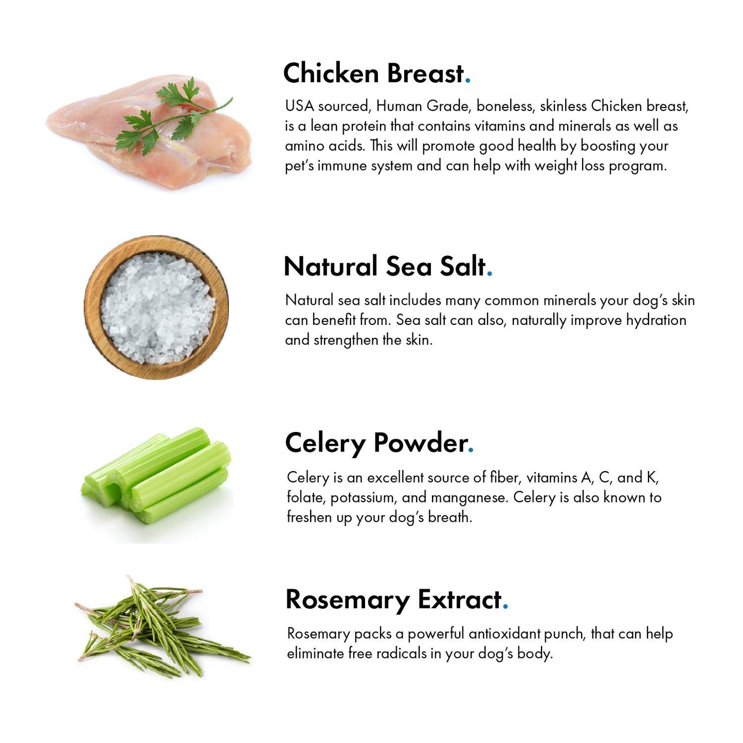 Pet Jerky Factory Premium Whole Muscle Chicken 5 oz. Dog Jerky Treats | 100% Human Grade | USA Made | High Protein | Grain Free | Limited Ingredients | No Filler | BHA-BHT Free | Chewy Texture