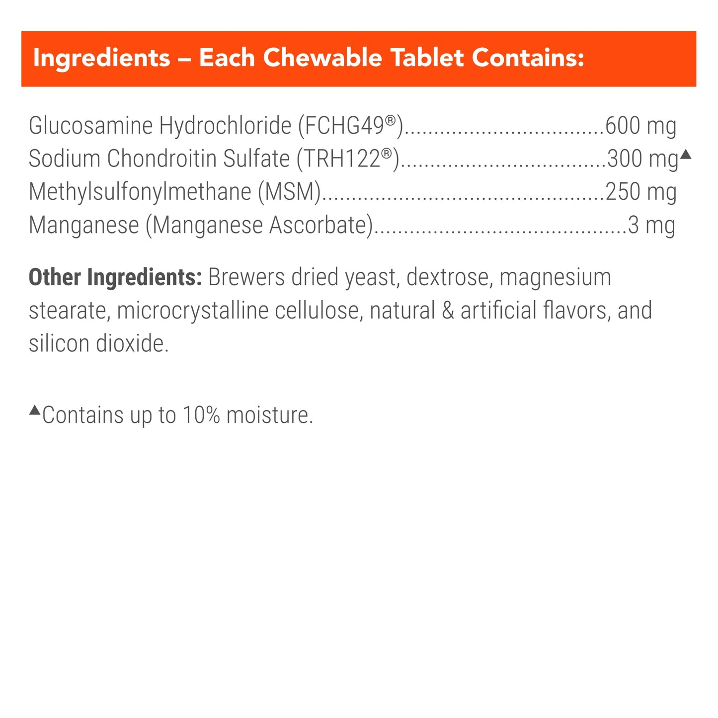 Nutramax Cosequin for Dogs Joint Health Supplement, Contains Glucosamine for Dogs, Plus Chondroitin and MSM, Supports Healthy Joints, For All Breeds and Sizes, Chewable Tablets, 132 Count
