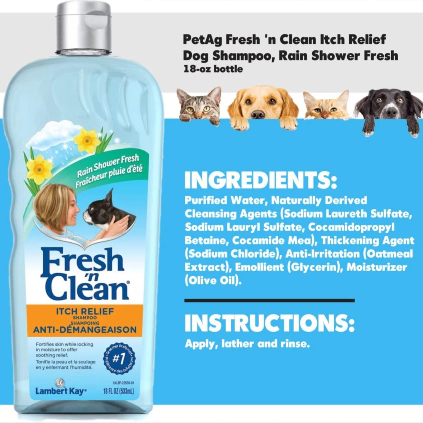 Healthy Breeds Maltese Tearless Puppy Dog Shampoo 16 oz