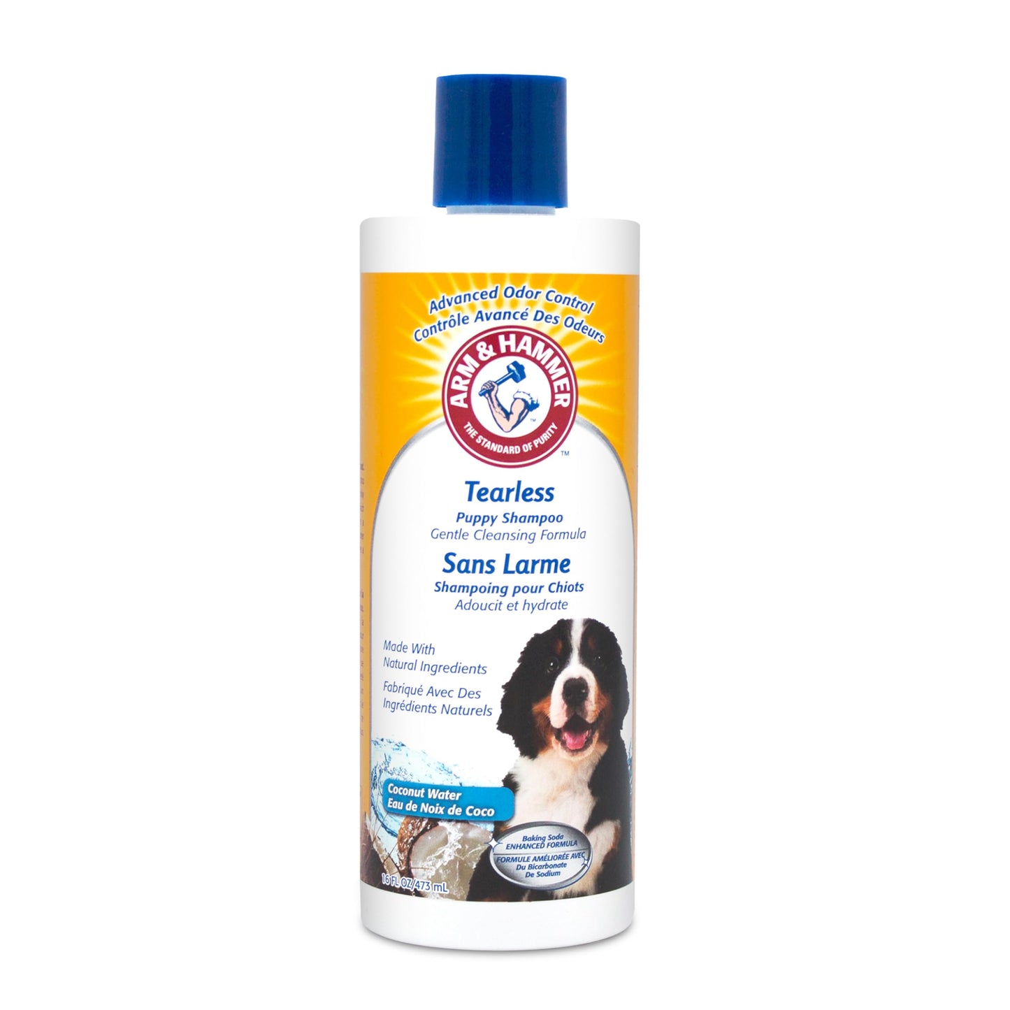 Arm & Hammer for Pets Tearless Puppy Shampoo | Tearless Dog Shampoo for Puppies Gently Cleans & Deodorizes | Fresh Coconut Water Scent That All Dogs Love, 16 oz Bottle
