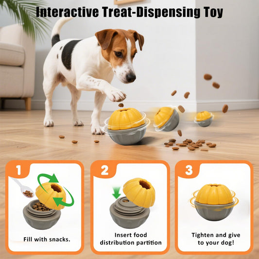 ClariVora 2 Pack Frozen Dog Treat Toy for Aggressive Chewers, Treat Dispensing Enrichment Toy – Freezable Interactive Chew Toy to Keep Dogs Busy – Durable Dog Puzzle Feeder for Boredom Relief, Yellow