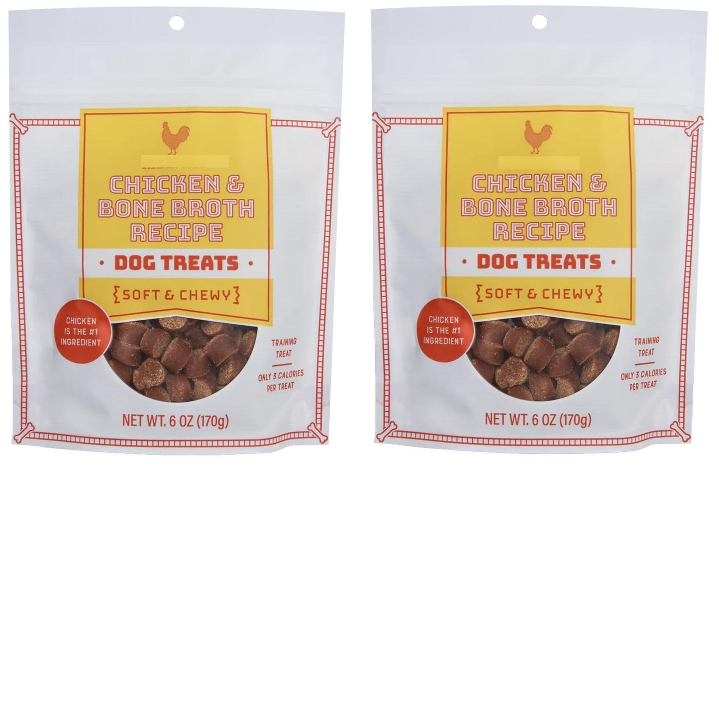 Generic Trader Joe's Chicken & Bone Broth Dog Training Treats, Soft & Chewy 6oz/170g (Pack of 2)