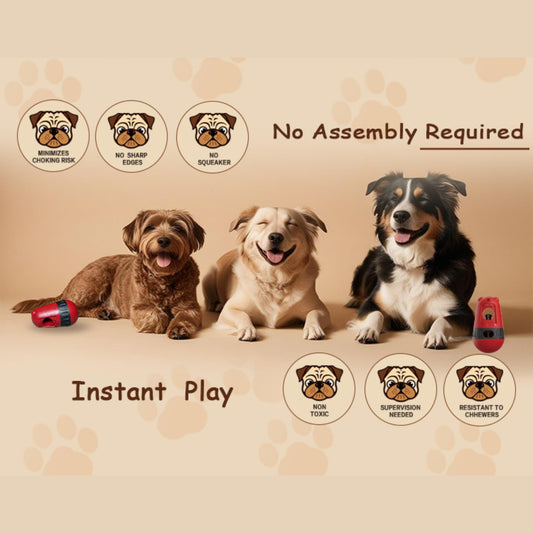 SafeChew 2 in 1 Treat Dispensing with Yak Chew Holder for Dogs – Dog Brain Stimulation Enrichment Puzzle Toy for Active Puppies, Bully Stick Holder for Super Chewers