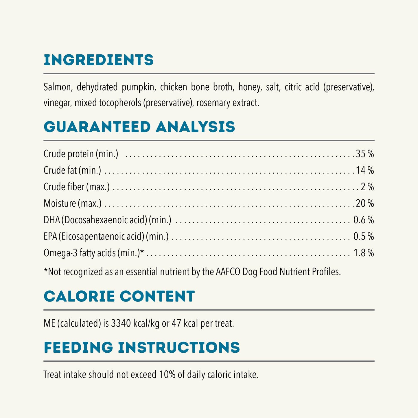 ACANA Chewy Strips Limited Ingredient Dog Treats Salmon Recipe with Skin, Coat, & Digestive Support 4oz Bag