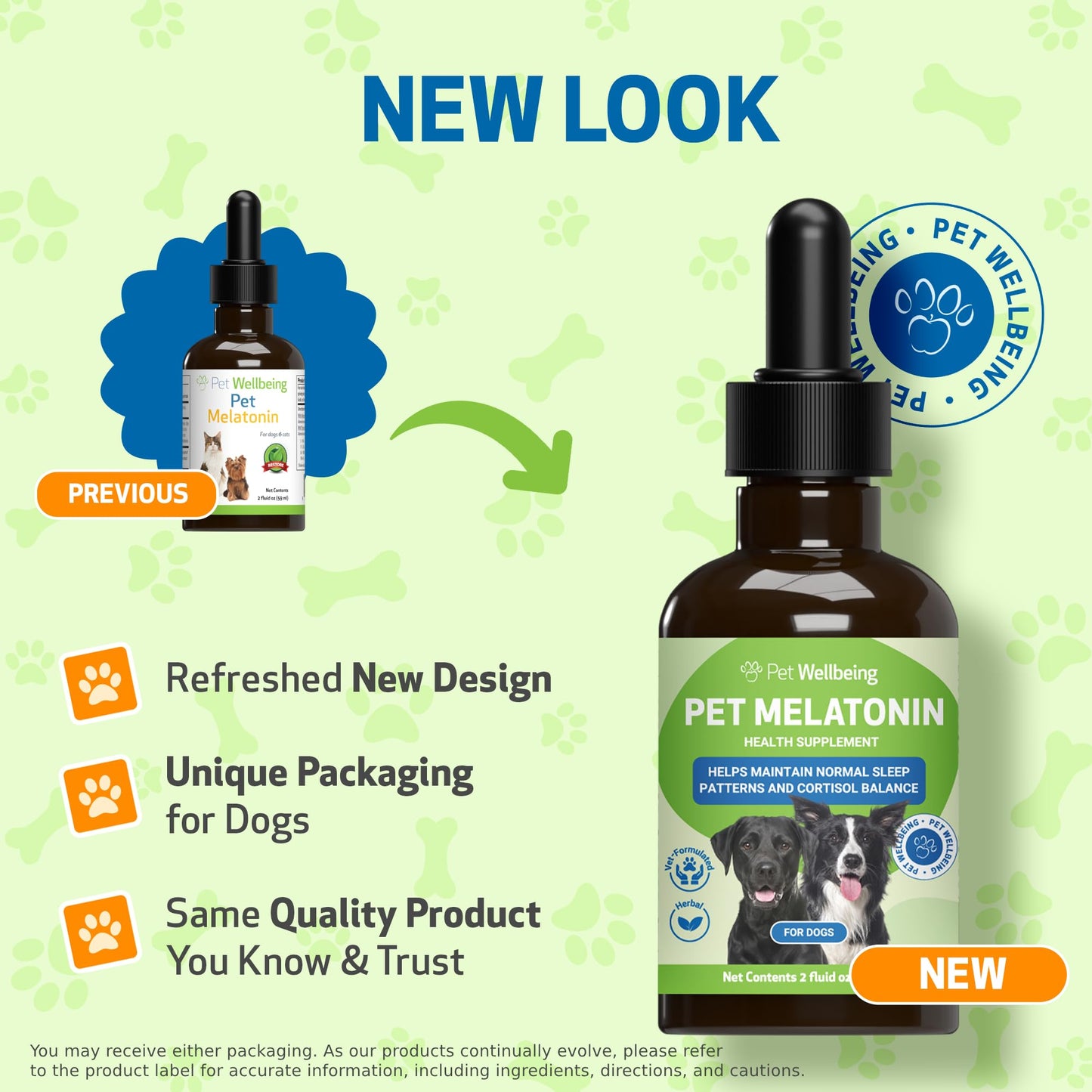 Pet Wellbeing Pet Melatonin for Dogs - Supports Adrenal Health, Cortisol Balance, Helps Maintain Normal Sleep Patterns - Veterinarian-Formulated Liquid Supplement 2 fl oz (59 ml)
