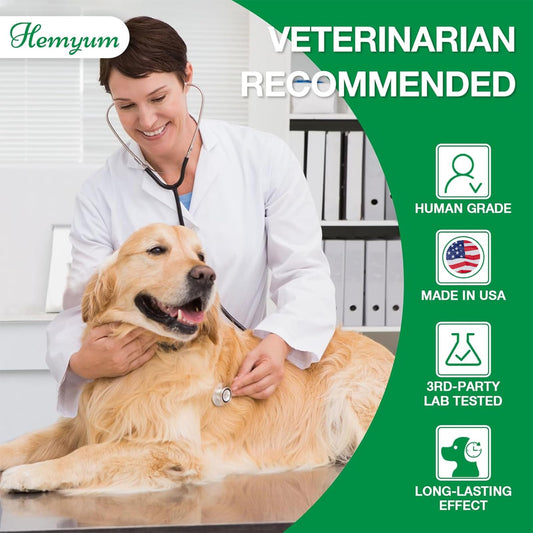Pet Hemp Oil for Dogs Cats - Organic Hemp Extract Calming Drops, Helps Anxiety Stress Relax, Hip Joint Pain Relief Sleep Aid, Rich in Omega 3 6 9 Vitamin E