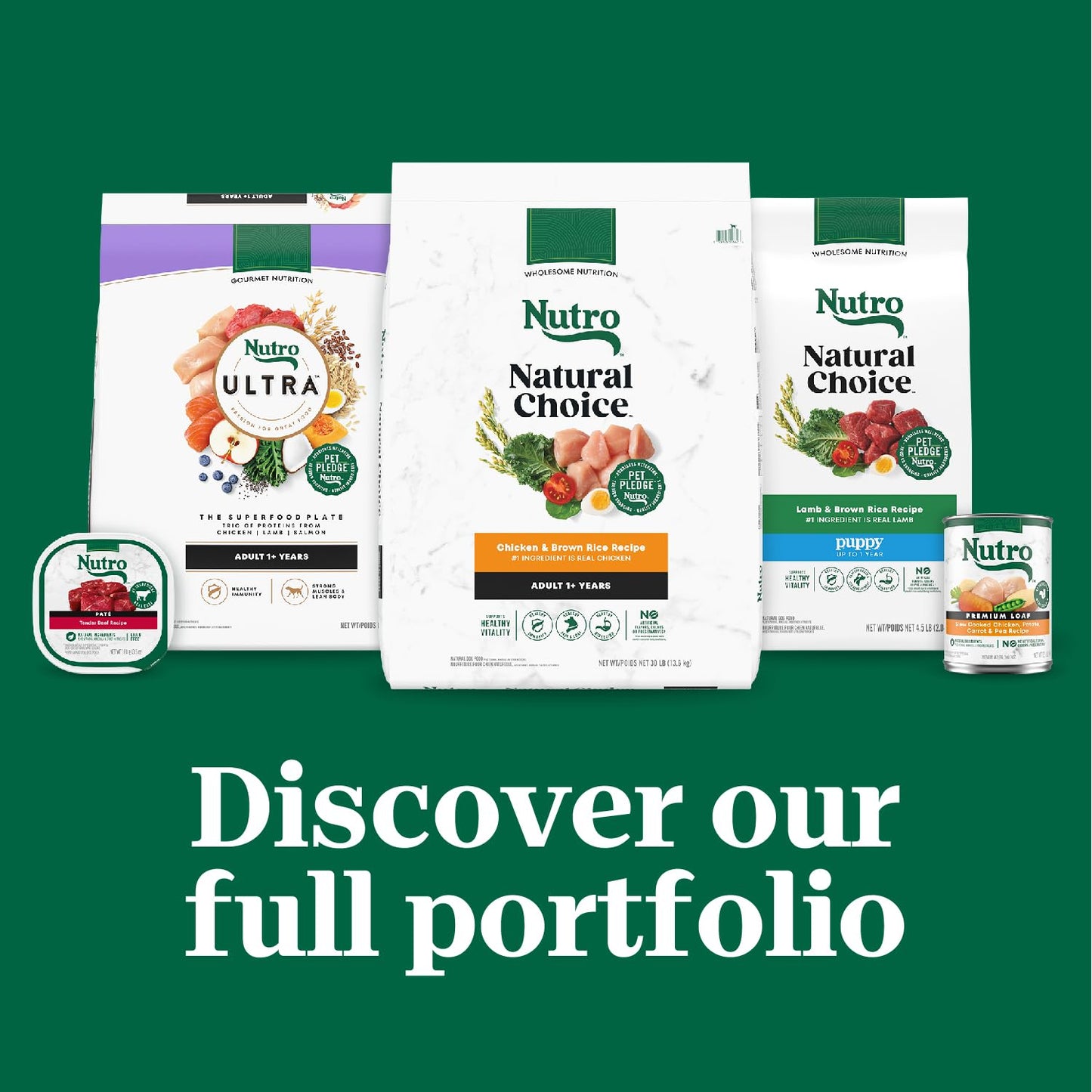 Nutro Natural Choice Cuts in Gravy Wet Dog Food 4 Flavors Variety Pack, 3.5 oz. Trays (24 Count, Pack of 1)