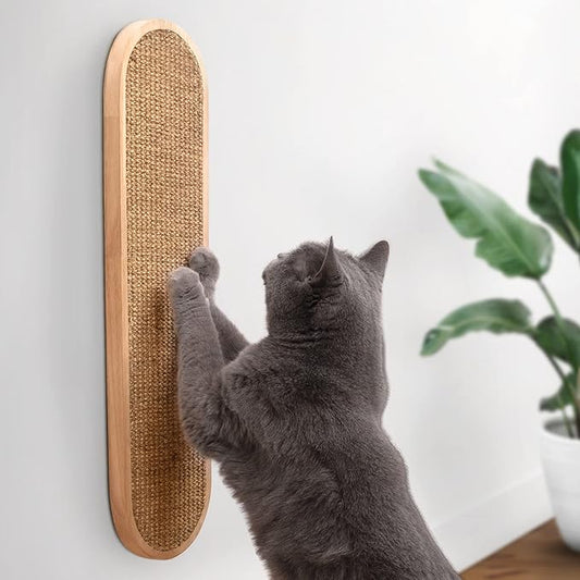 7 Ruby Road Wall Mounted Cat Scratcher - Indoor Vertical Scratching Board for Cats - Scratch Pad Post - Wall Furniture