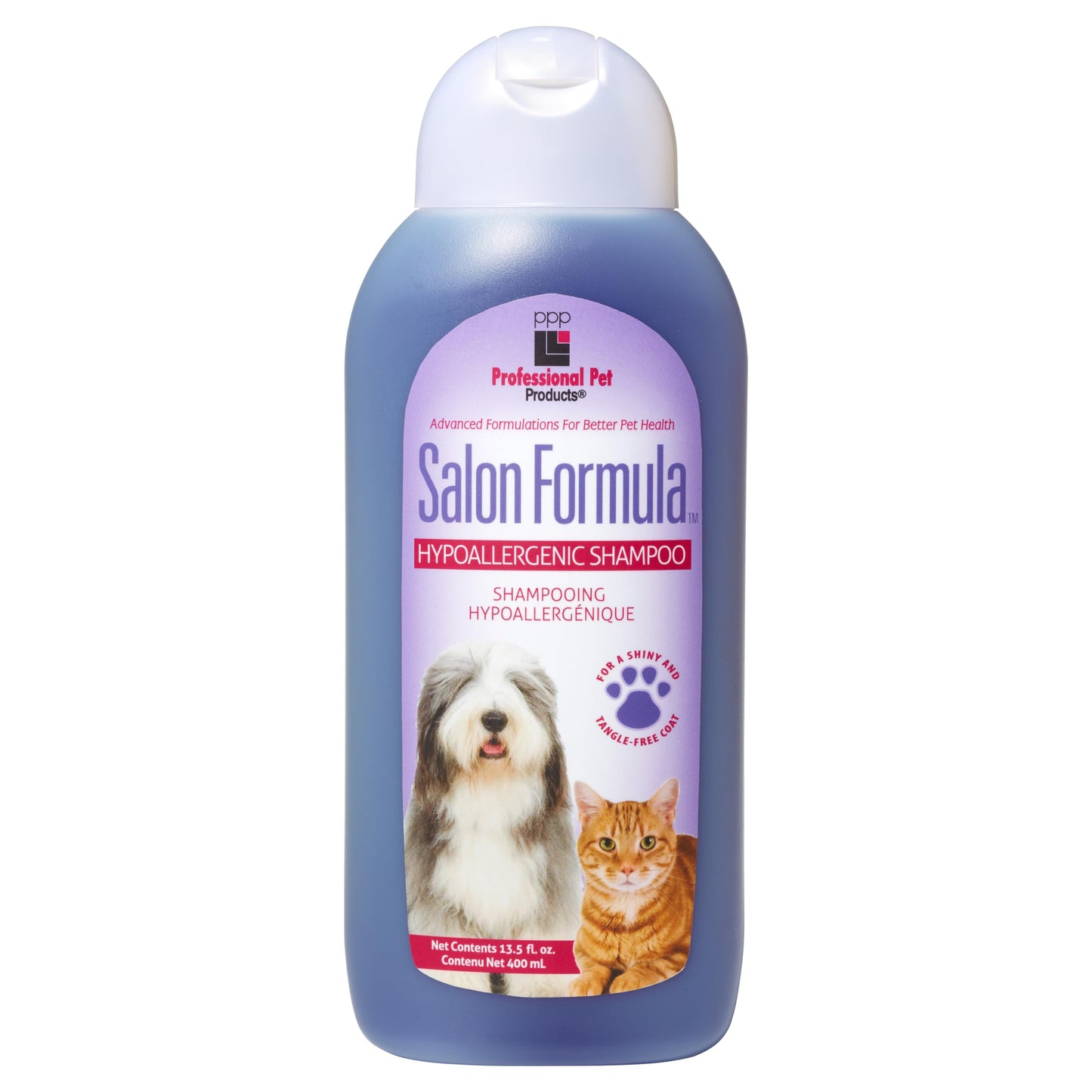 PPP Salon Formula - Hypoallergenic Shampoo for Dogs - Nourishing & Rejuvenating Hypoallergenic Shampoo for Dog Coat & Fur - 13.5 fl oz.