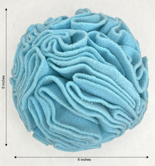 Glory To Dog Medium Breed Snuffle Interactive Foraging Dog Puzzle Ball Toy Blue Large