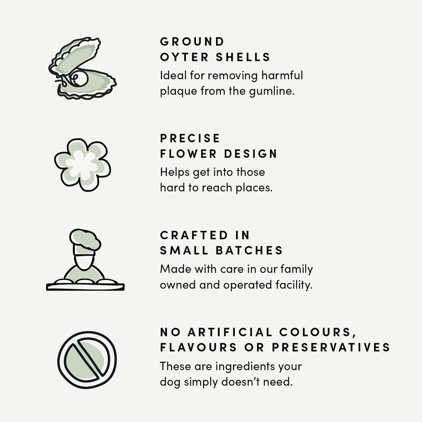 Crumps' Naturals Pbb- Bacon Dental Dog Treats (18 Pack), 4.5"