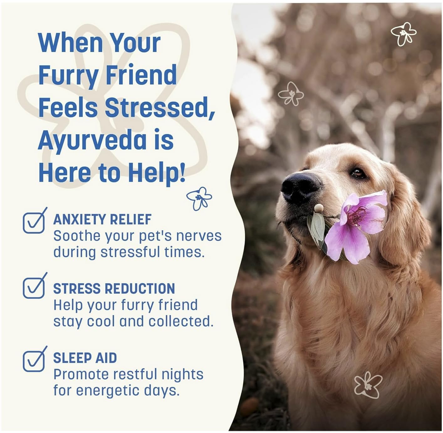 Furpect Keepin' Calm, Natural Herbal Tincture, Anxiety Relief for Dogs & Cats from Stress, Fireworks, Motion, Separation, Storm. Ashwagandha, Herbal Calming, Sleep and Stress Relief Aid, 60ml.