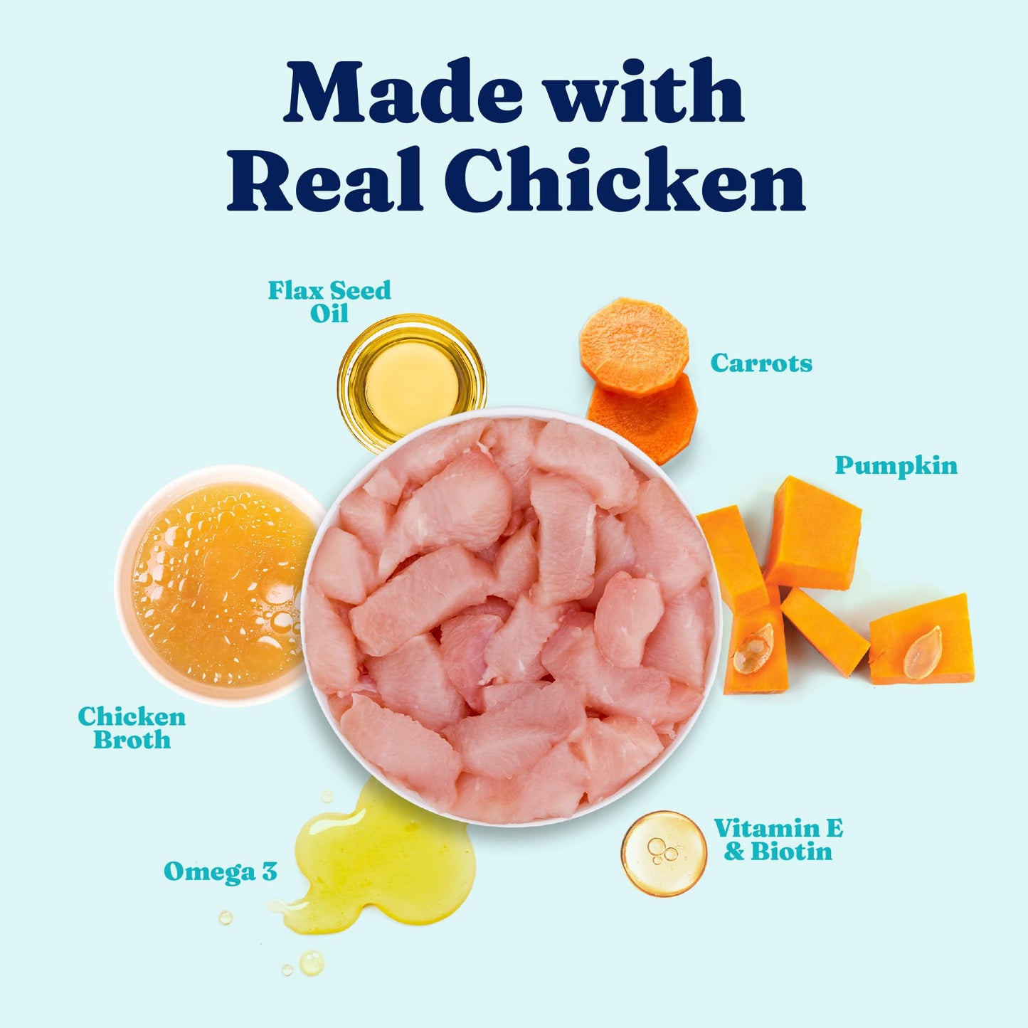 Solid Gold Wet Dog Food Topper & Meal Cups - for Adult & Senior Small Breed & Large Breed Dogs - W/Salmon, Chicken & Superfoods for Sensitive Stomachs, Gut Health & Skin & Coat Support - 3.5oz/6 Pack