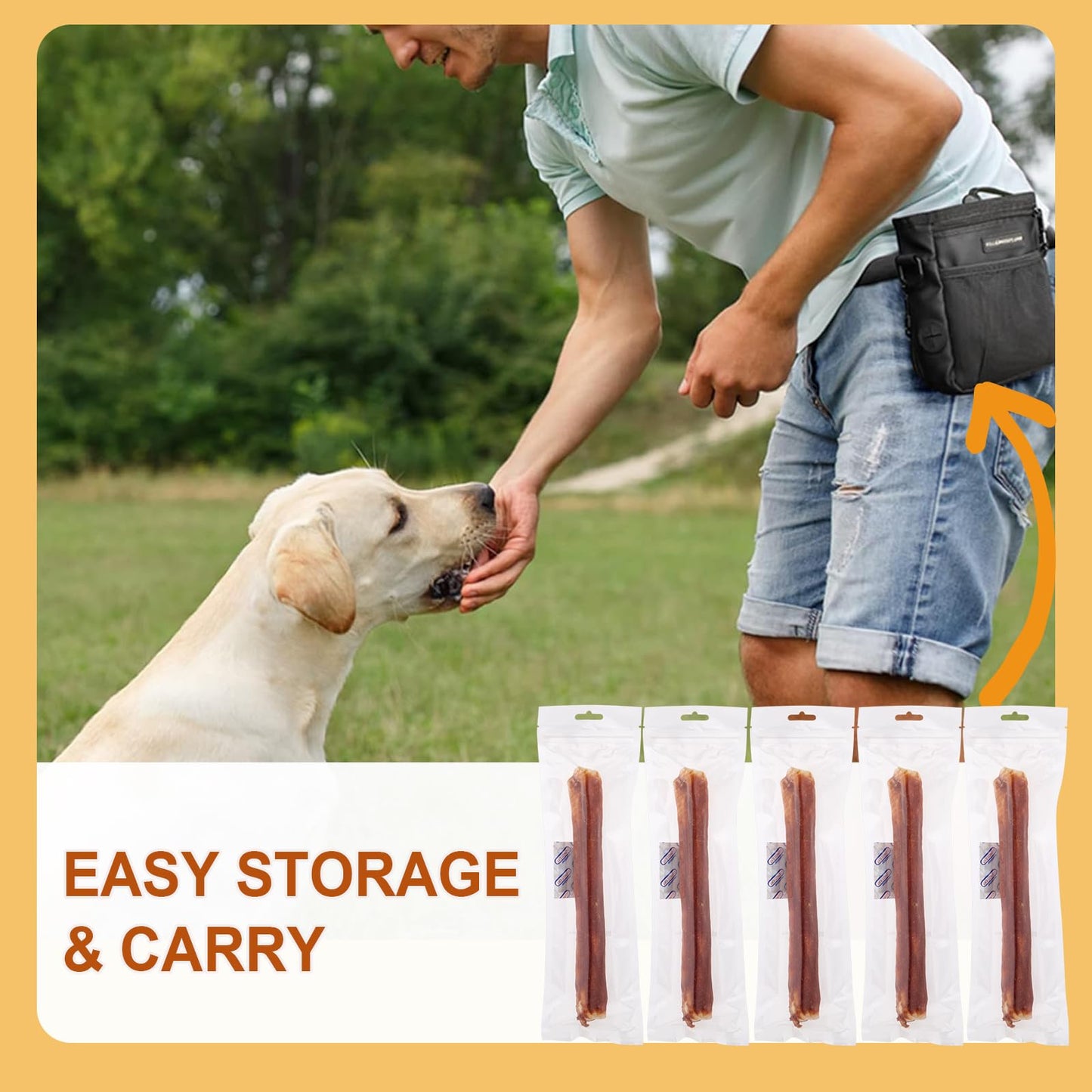 Amzey 10" Rawhide Retriever Rolls Dog Chews Treats, Duck Wrapped Rawhide Bones Long-Lasting for Large Dogs 50lbs Up, All Natural Duck Basted Dog Rawhide Chews, 5 Count