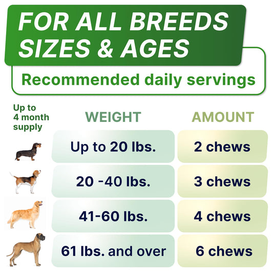 Advanced Allergy & Itch Relief & Probiotics + Omega 3 for Dogs Bundle - Skin and Coat Health + Allergy - EPA & DHA Fatty Acids - Anti-Itch & Hot Spots + Itch Relief, Shedding - 300 Chews - Made in USA