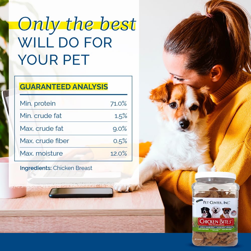 PCI Pet Center Inc USA Chicken Bites, 16 oz. - Dog Treat