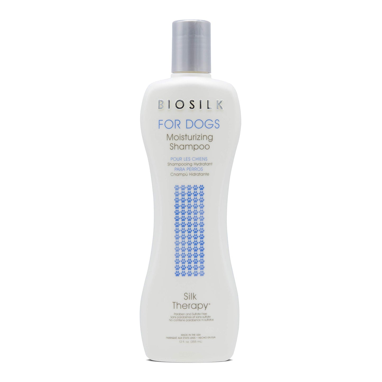 BioSilk Silk Therapy Moisturizing Shampoo for Dogs - Best Dog Shampoo for Pets with Dry, Itchy, or Sensitive Skin, Gentle Dog Wash, Essential Grooming Supplies, 12 Fl Oz - 2 Pack