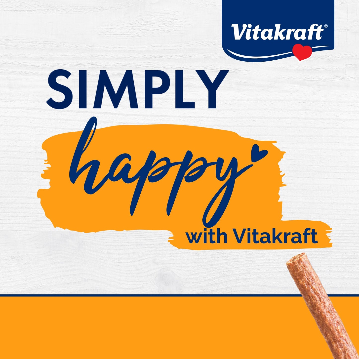 Vitakraft Treaties Dog Chew Sticks - Treats Made with 90% Chicken - Soft Jerky Treats - Dog Chews No Rawhide, 56-Sticks