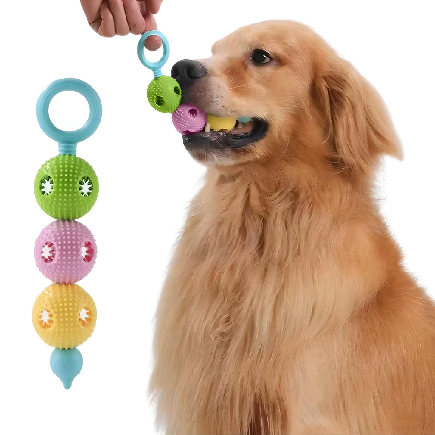 M-Xeotei Dog Toys Chewers Chew-Proof Interactive Dog Toy -Indestructible Chew Toys for Aggressive Chewers, Teething Puppies & Large Breeds – Durable Treat Holder to Keep Dogs Busy & Reduce Anxiety
