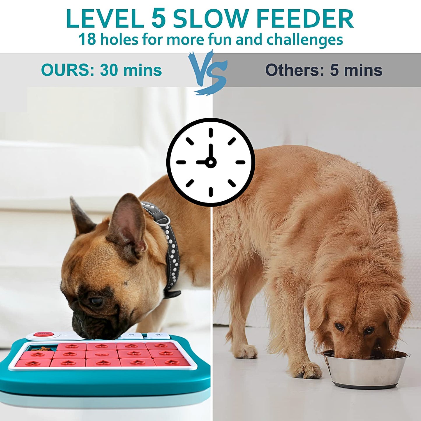 Dog Puzzle Toys - Interactive, Mentally Stimulating Toys for IQ Training and Brain Stimulation - Perfect Gifts for Puppies, Cats, Dogs