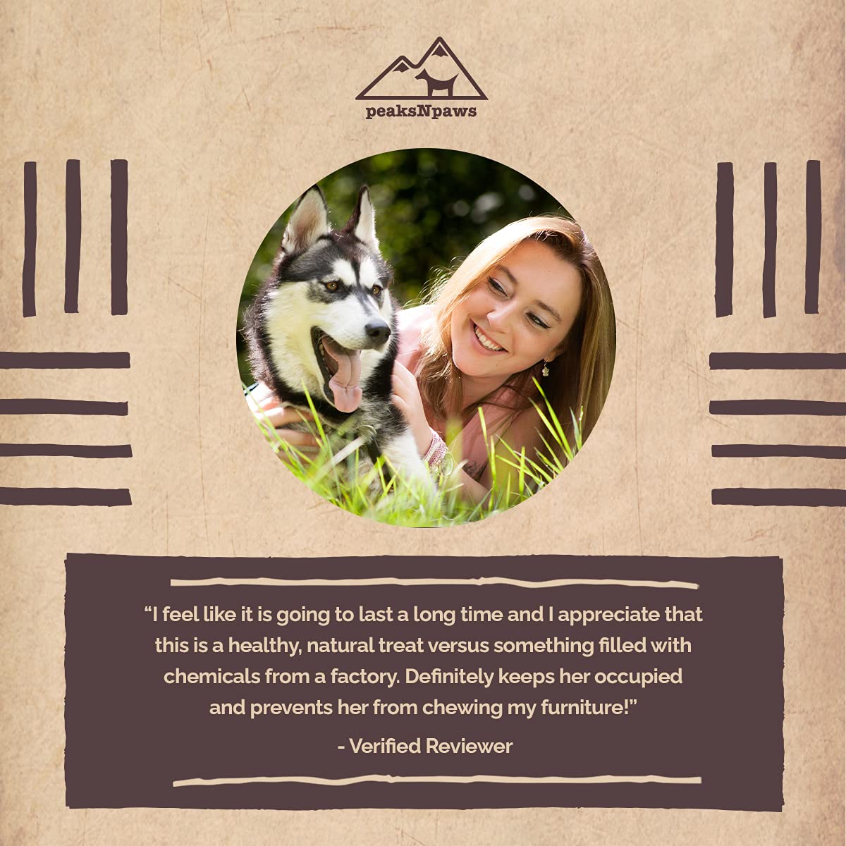 peaksNpaws Premium All-Natural Grade A Split Elk Antlers for Dogs – Naturally Shed in The Rocky Mountains – No Additives, No Preservatives - Healthy and Delicious Treat - Made in USA - XL/Jumbo Split