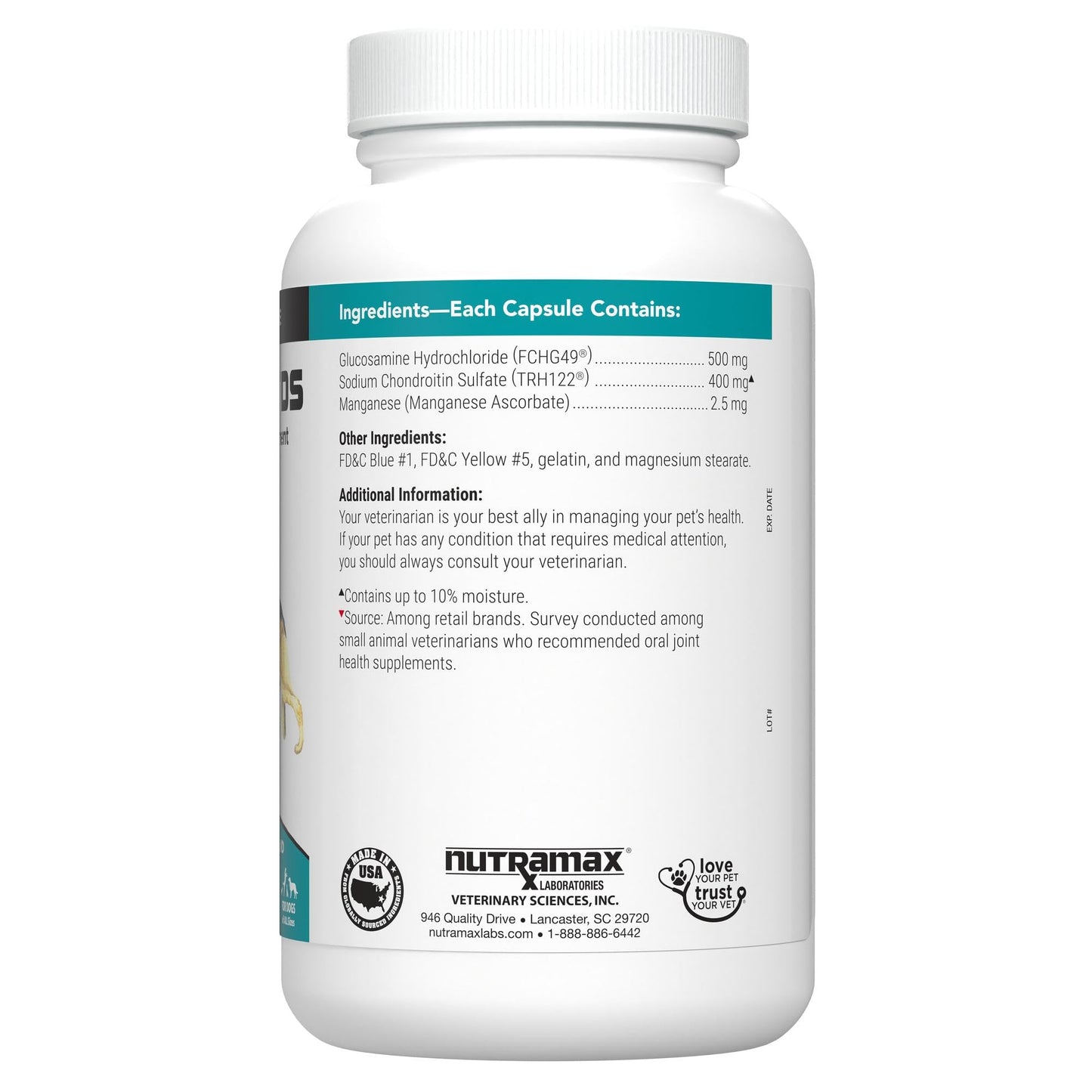 Nutramax Cosequin for Dogs Joint Health Supplement, Contains Glucosamine for Dogs, Plus Chondroitin, Supports Healthy Joints, Sprinkle Capsules, 132 Count