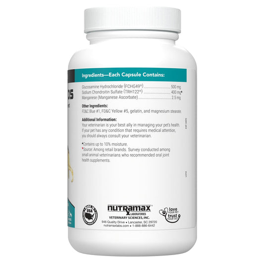 Nutramax Cosequin for Dogs Joint Health Supplement, Contains Glucosamine for Dogs, Plus Chondroitin, Supports Healthy Joints, Sprinkle Capsules, 132 Count