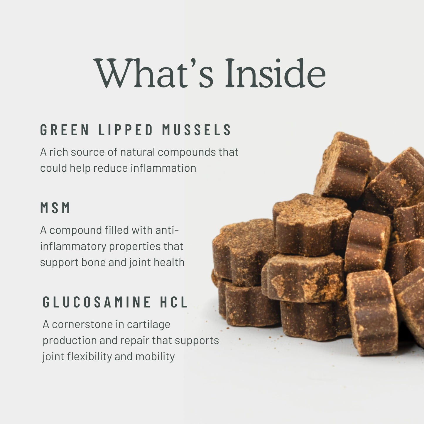 Get Joy Joint+ Hip & Joint Care Dog Supplement, 90 Soft Chews, Chicken Flavor – Supports Mobility with Green-Lipped Mussels, PhD Animal Nutritionist Formulated, Made in The USA.